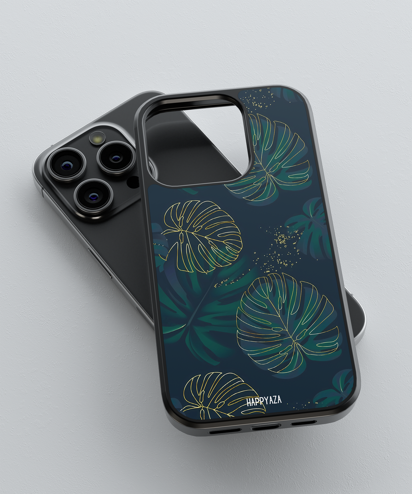 Luxury pattern with monstera leaves Designer Phone Case