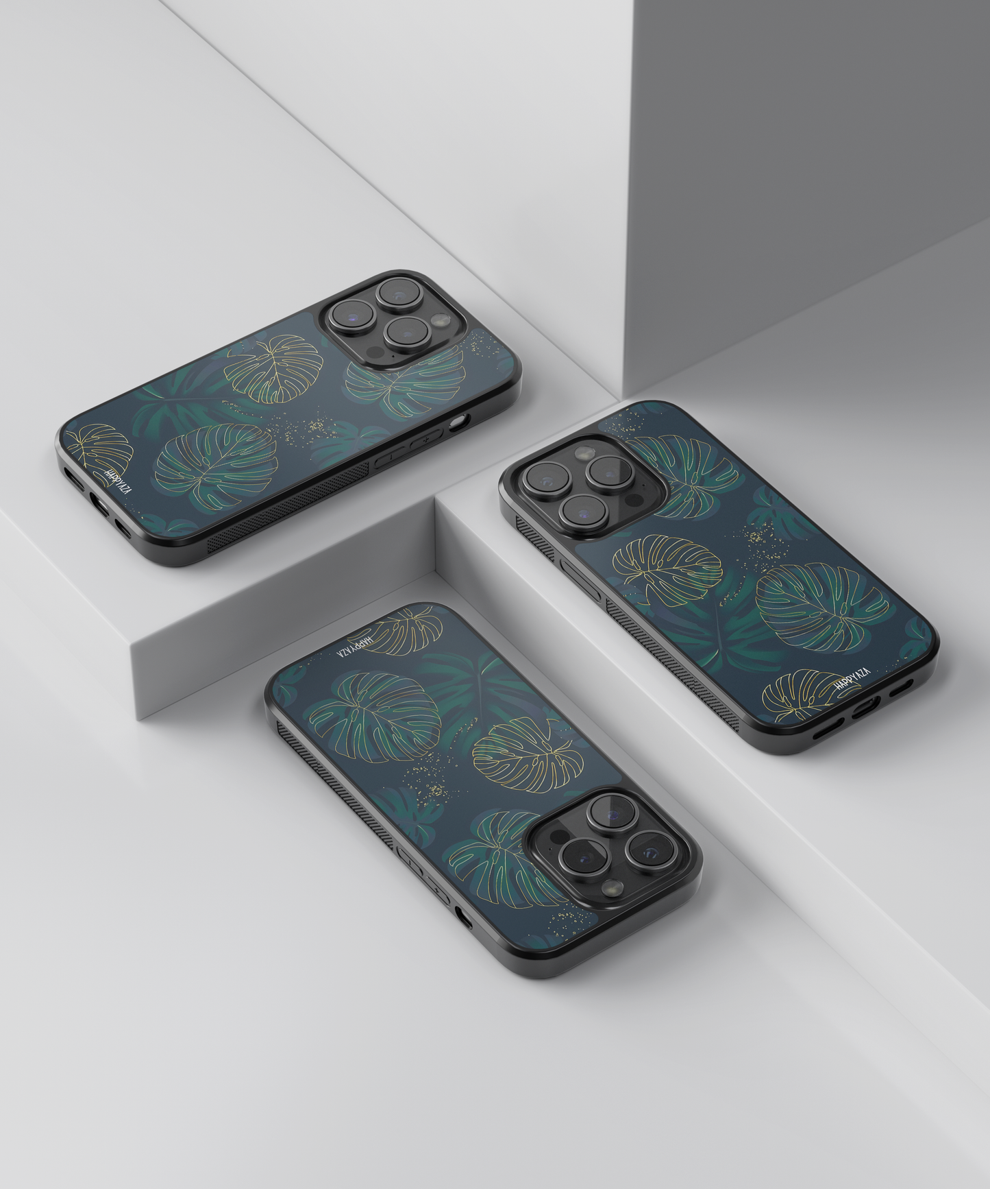 Luxury pattern with monstera leaves Designer Phone Case
