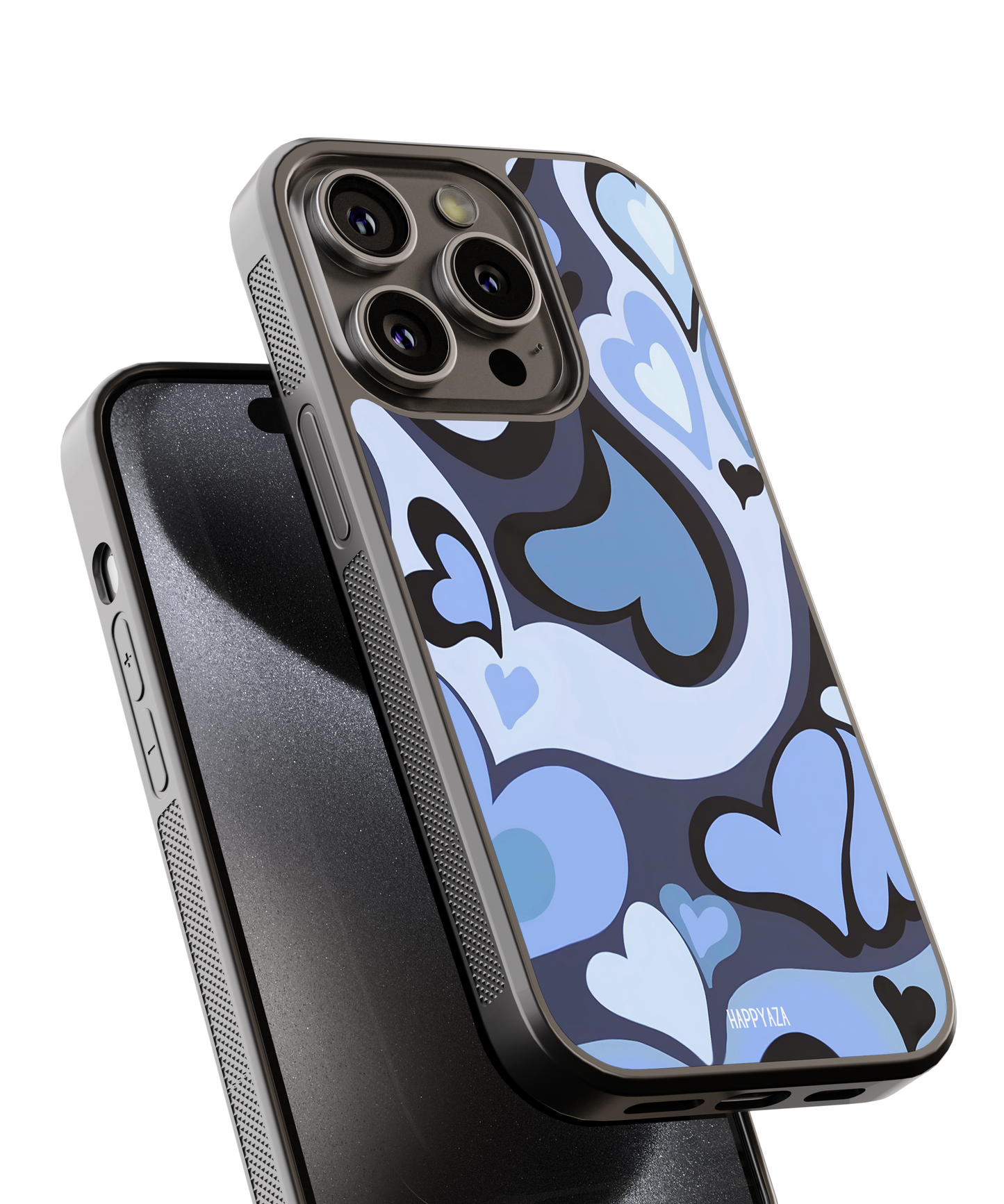 Blue Mini Hearts Designer Phone Case