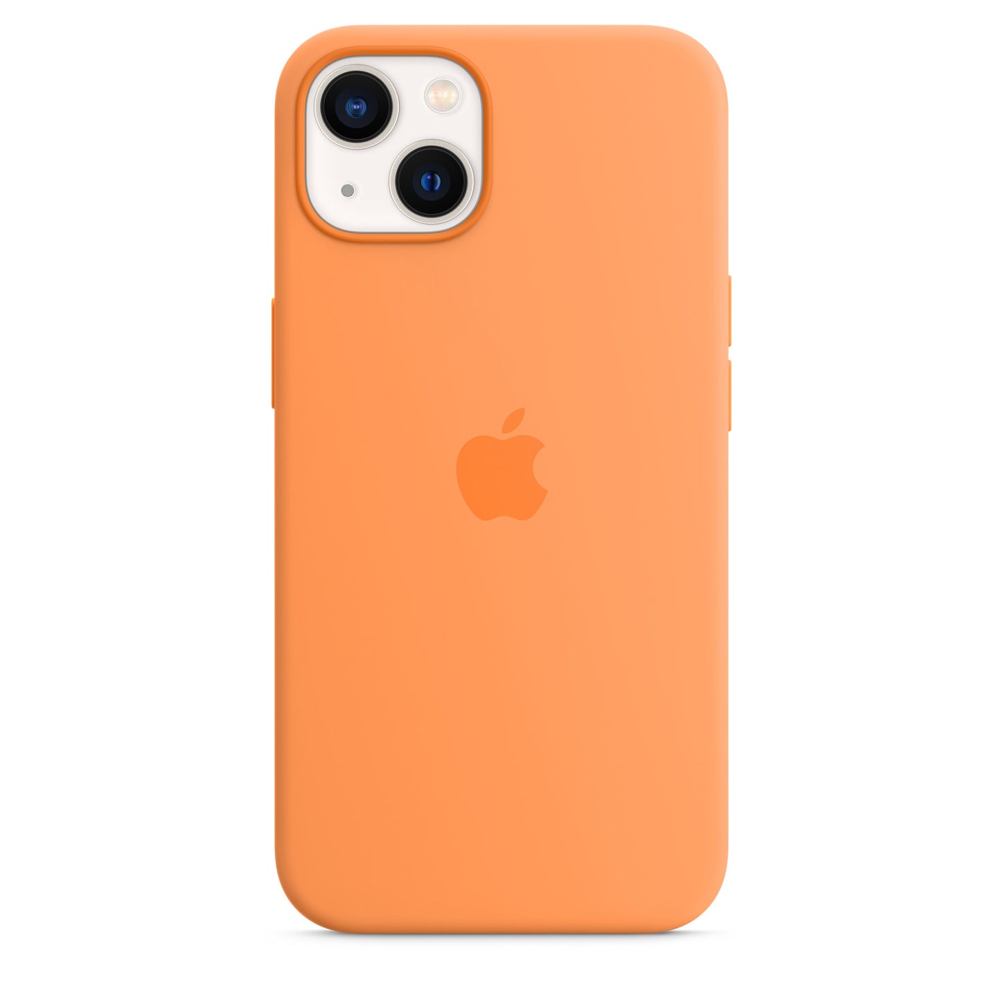 iPhone Original Liquid Silicone Phone Case ( Light Orange)