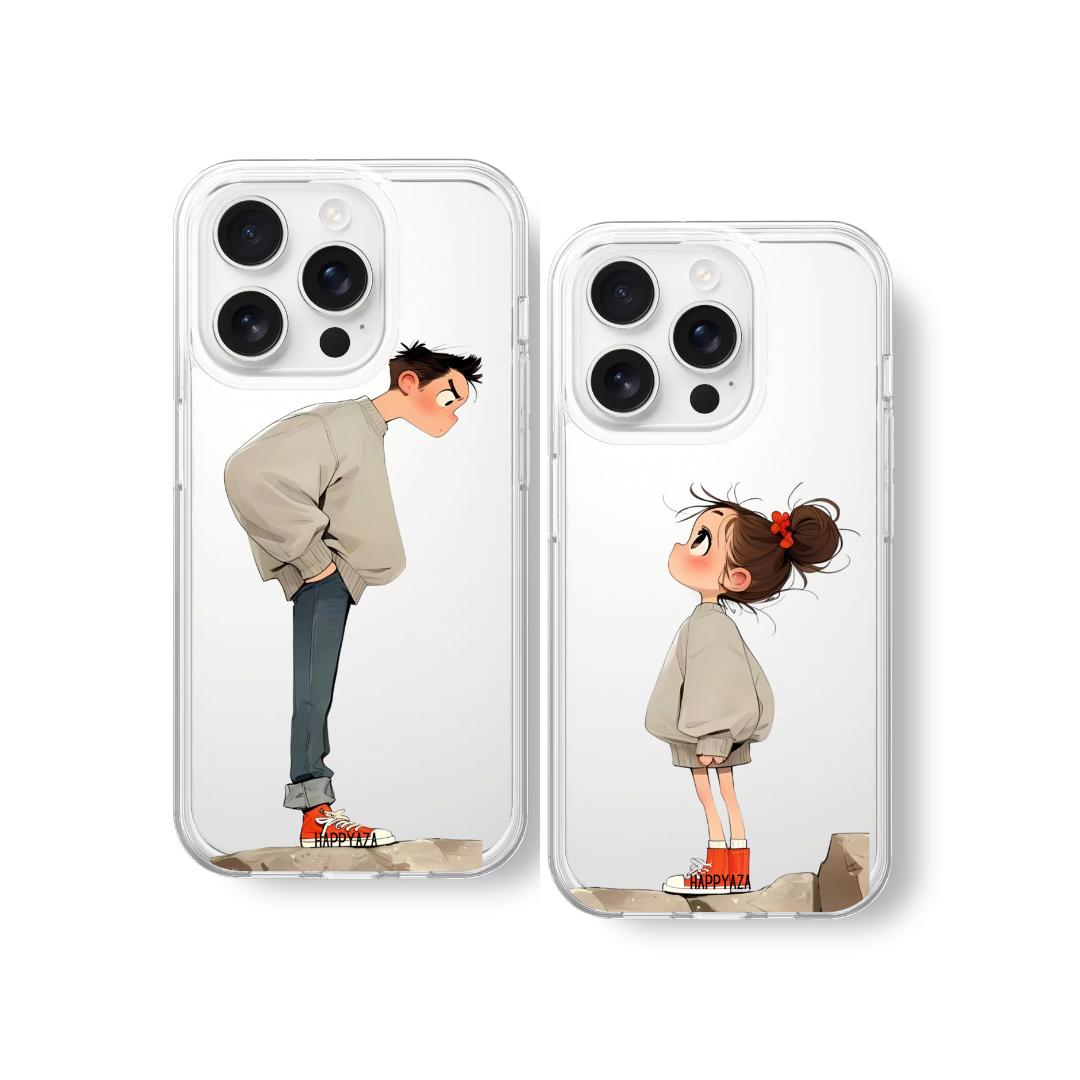 Crazy Couple silicone phone case