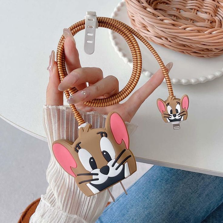 Cute Cartoon Series Fast Charger Protector Case (Jerry)