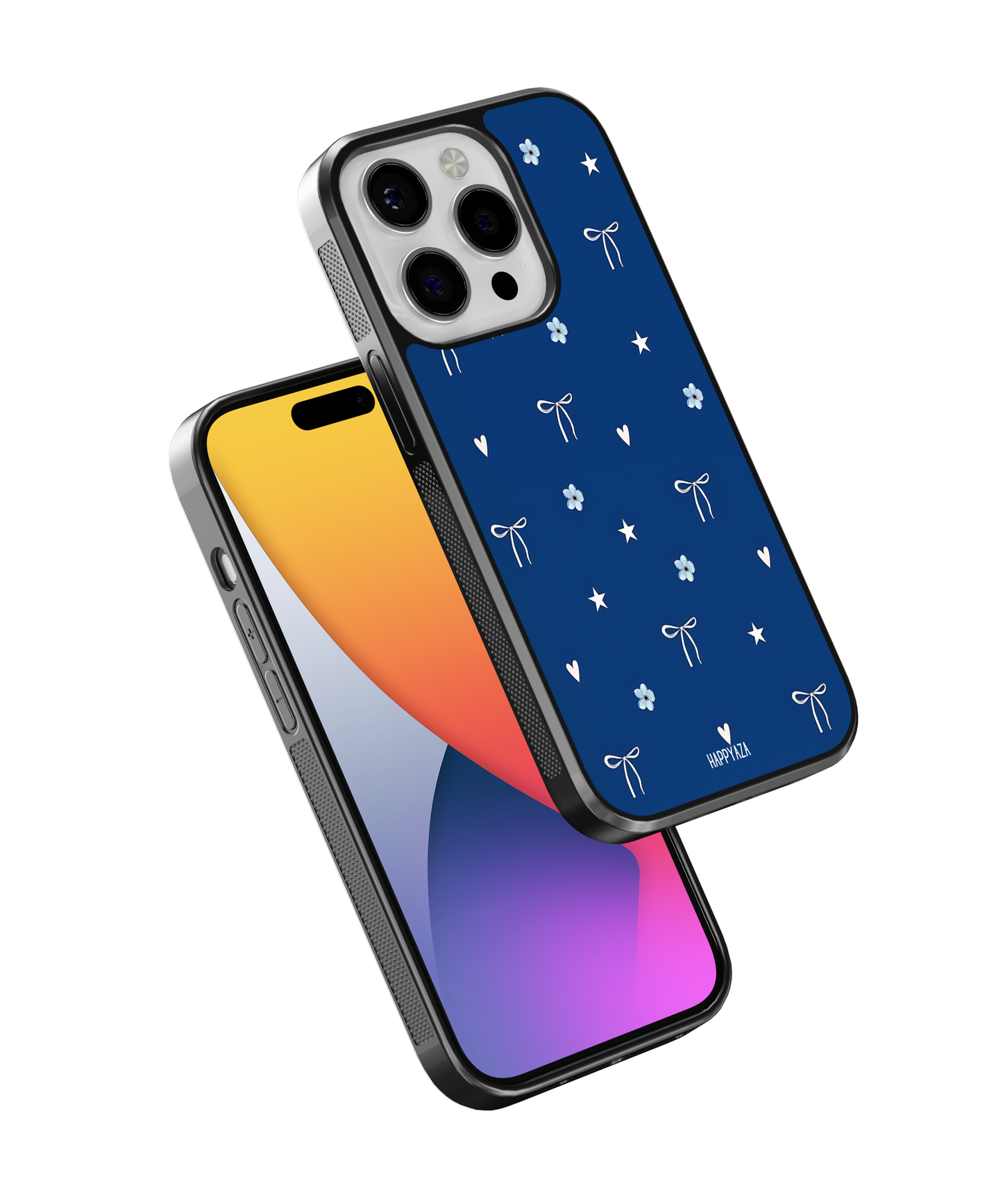 Midnight Bows Designer Phone Case