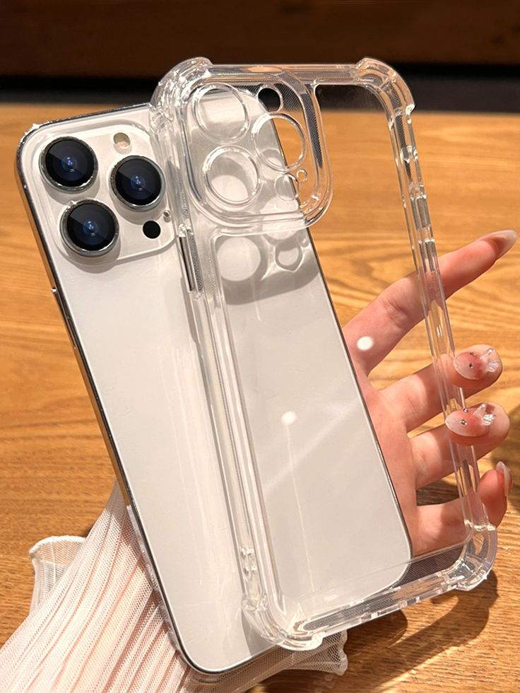 Ultra Hybrid Camera And Drop Protection Tranparent Phone Case