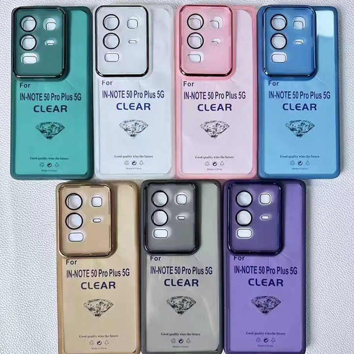 Ultra-thin Colorful Transparent Clear Lens Protective TPU Phone Case