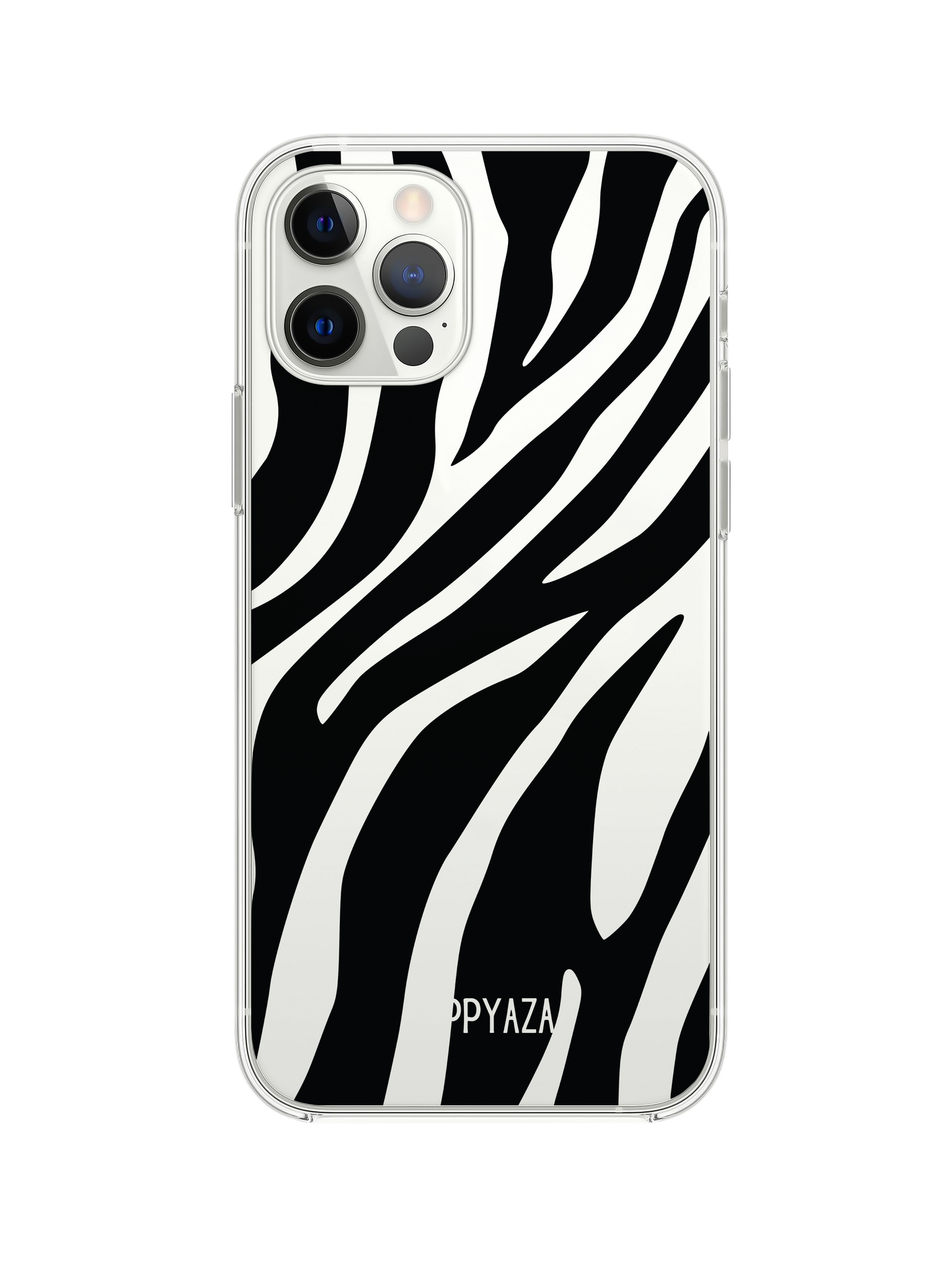Black Abstract Lines Soft Silicone Phone Case