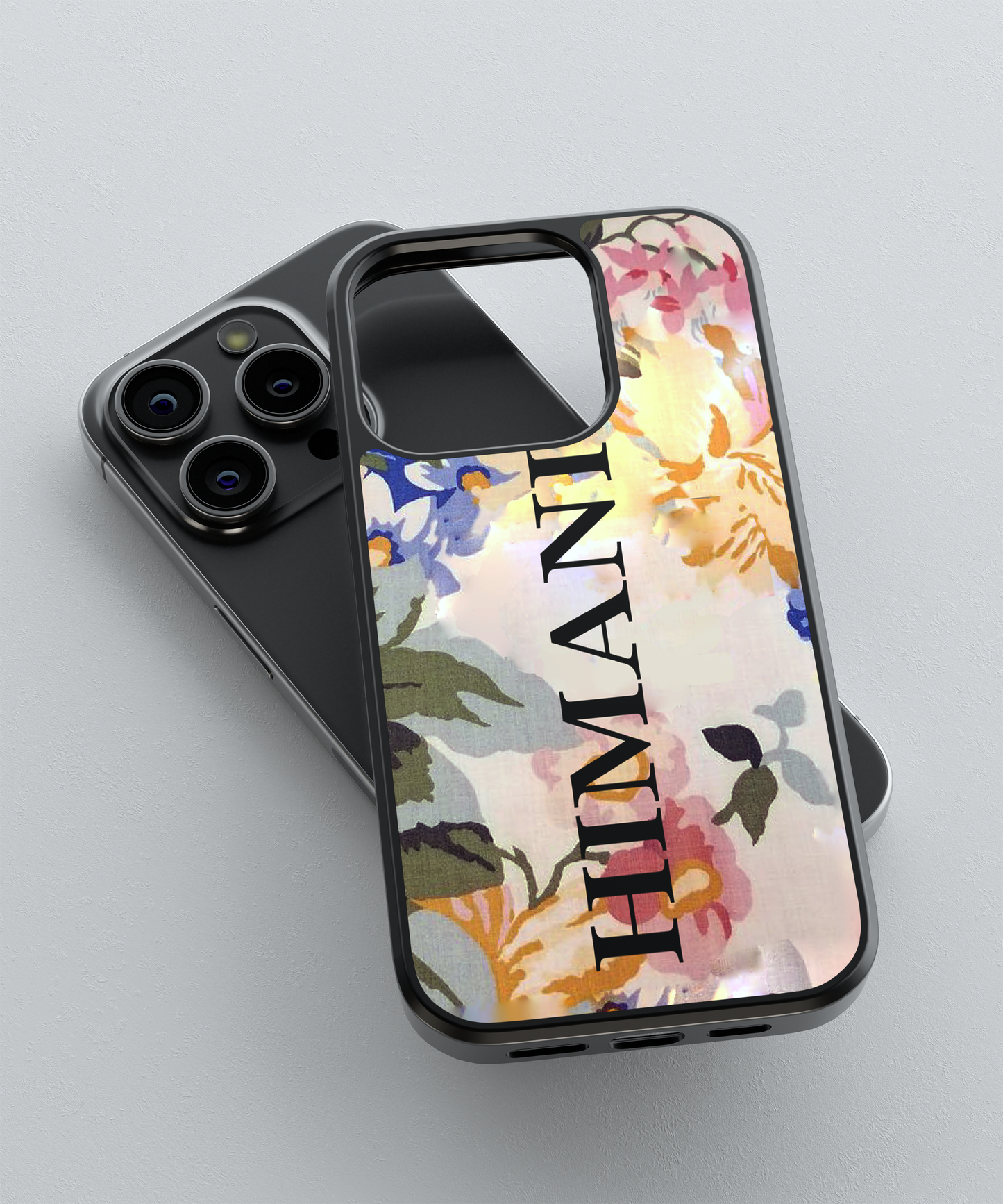 Customised Name/Year Floral Designer Phone Case