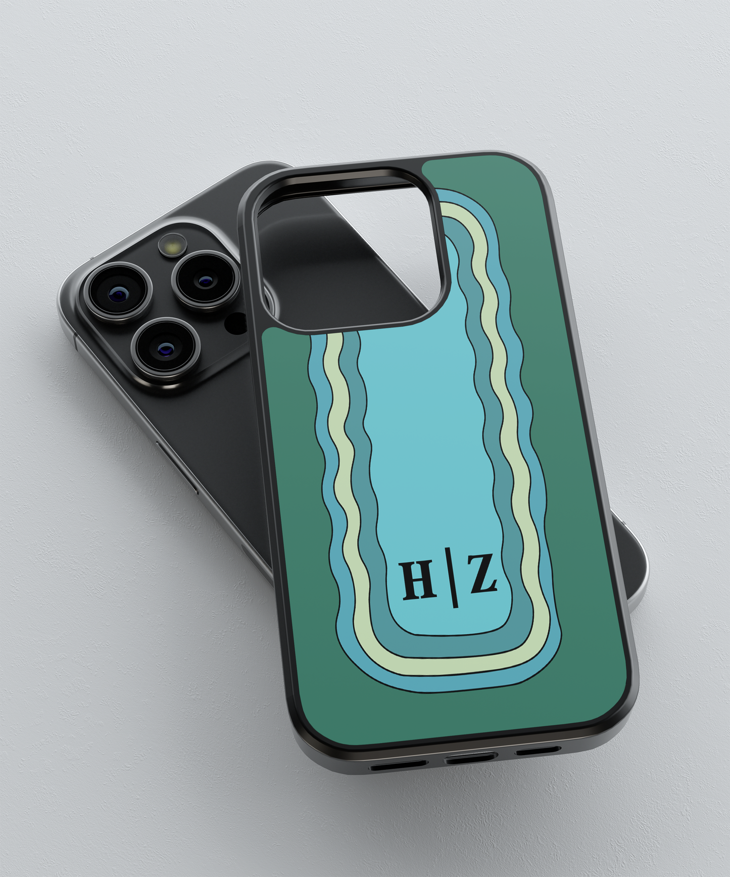 Customised Letter Wave Designer Phone Case
