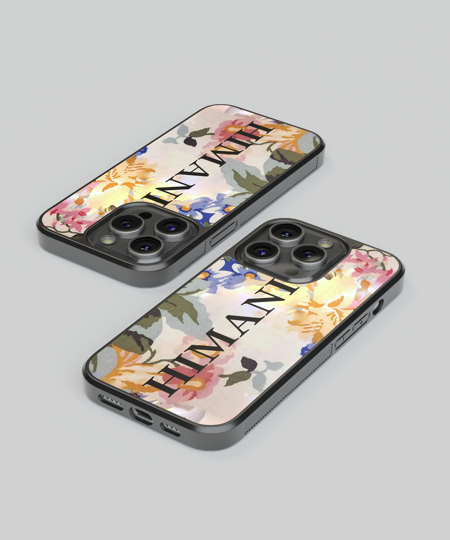 Customised Name/Year Floral Designer Phone Case