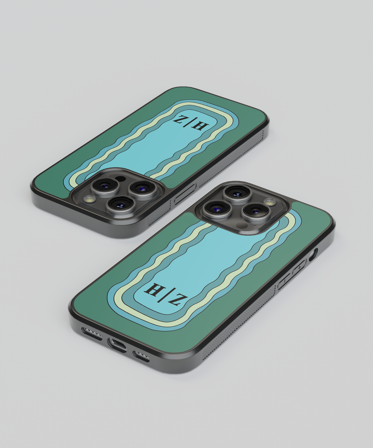 Customised Letter Wave Designer Phone Case