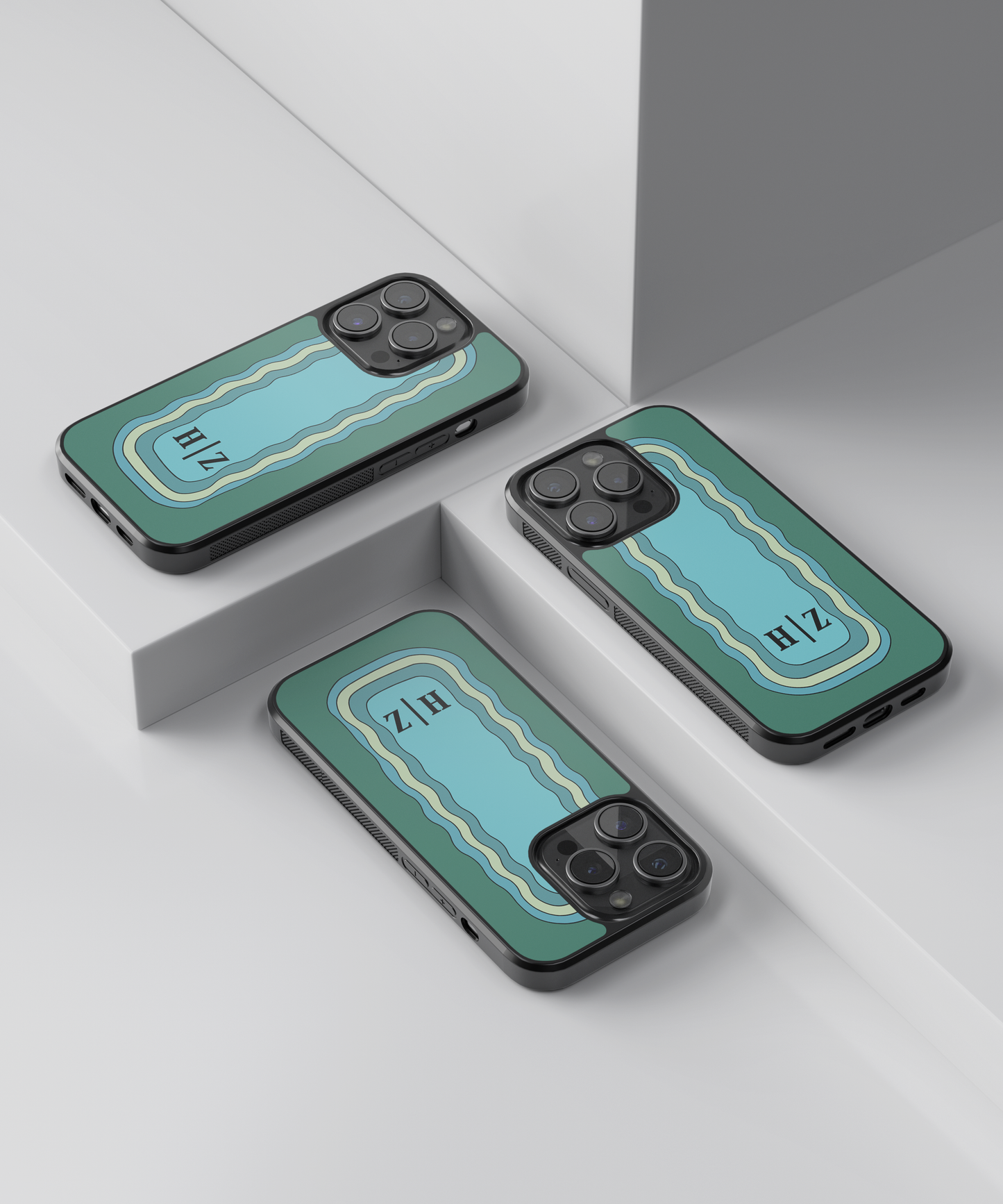 Customised Letter Wave Designer Phone Case
