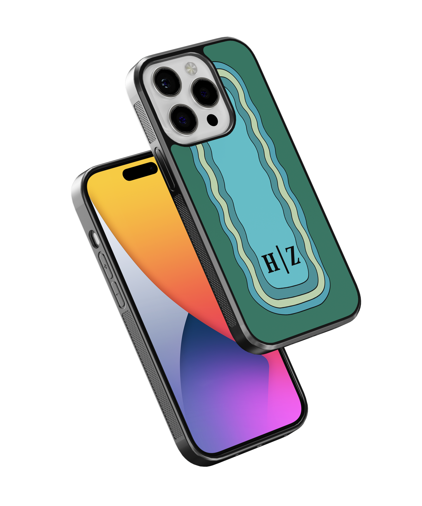 Customised Letter Wave Designer Phone Case