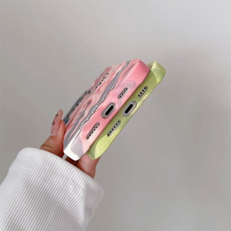 Multi Color Wavy Texture For iPhone Case