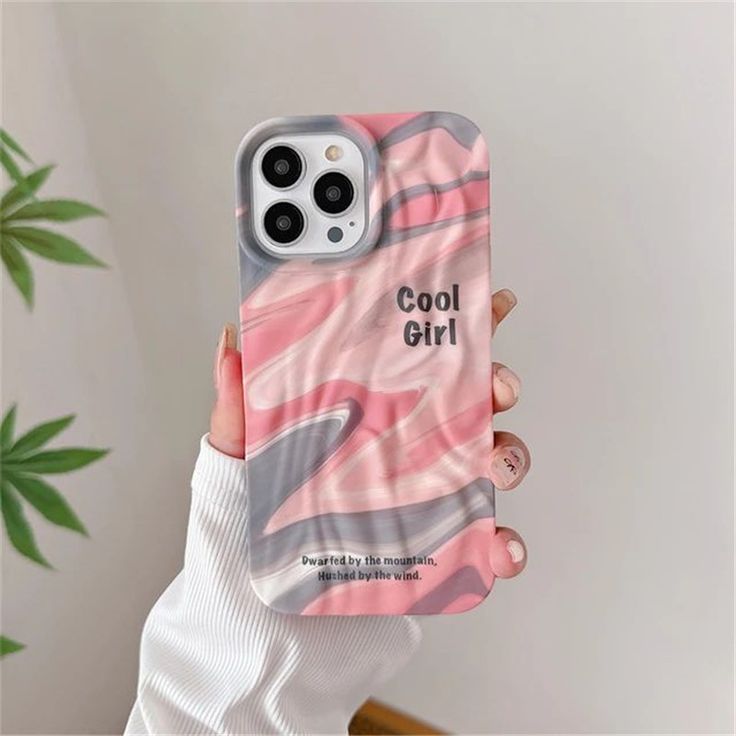 Multi Color Wavy Texture For iPhone Case