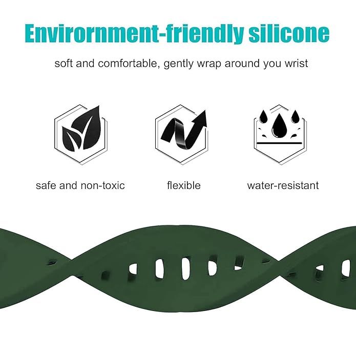 Ultra Thin Rubber Silicone Watch Strap Band