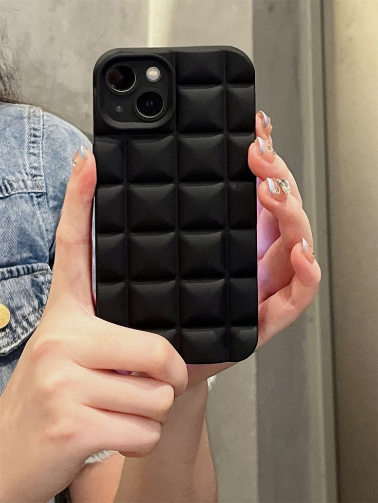 Soft Puffer & Camera Protection Silicone Phone Case For iPhone
