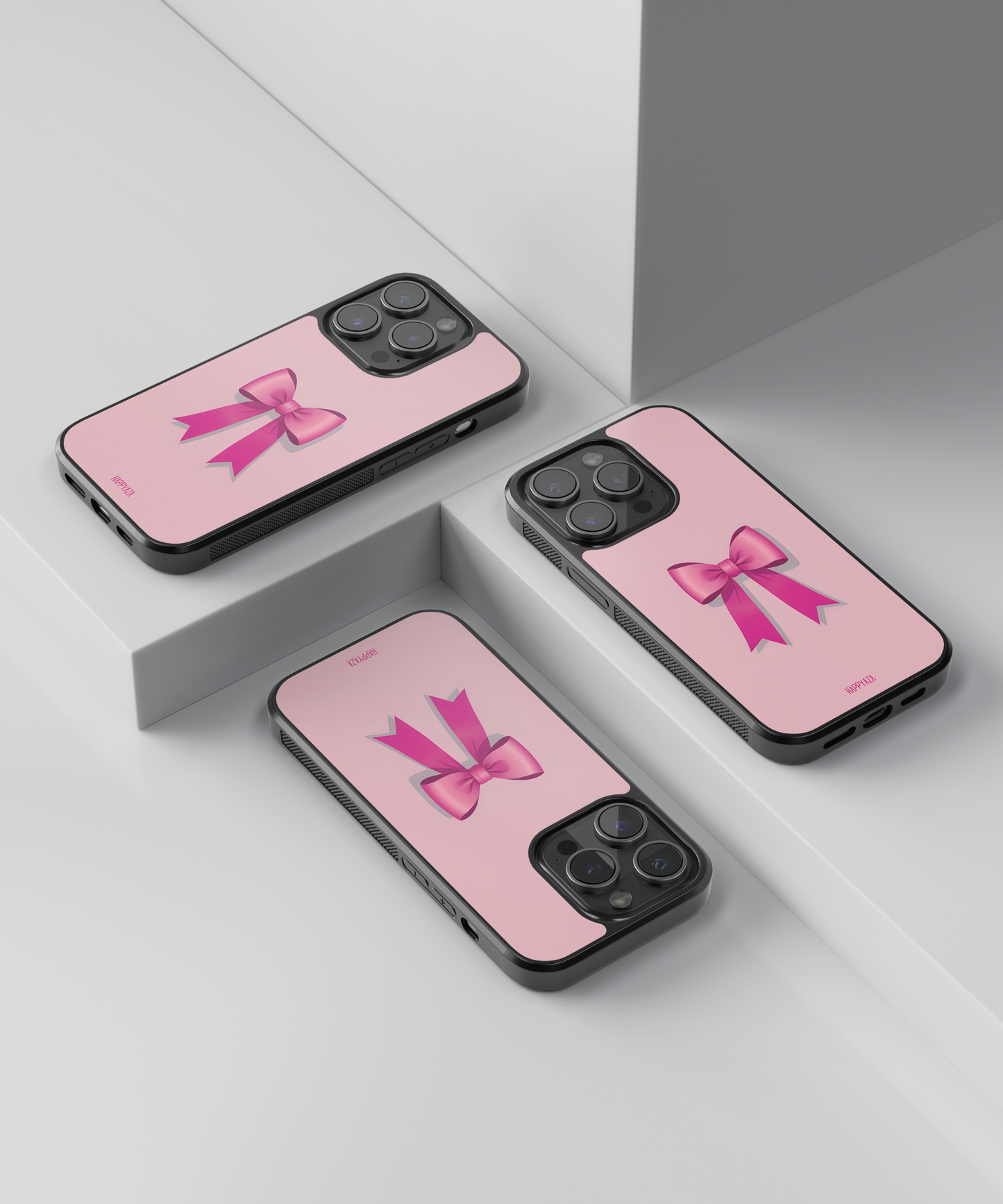 Pretty in Pink Bow Designer Phone Case