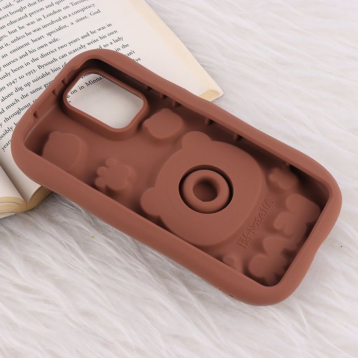 Elevate Bear Silicone With Pop Stand Phone Case
