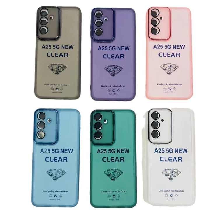 Ultra-thin Colorful Transparent Clear Lens Protective TPU Phone Case