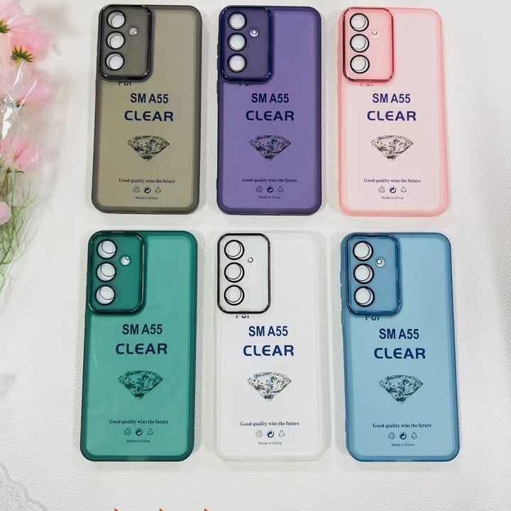 Ultra-thin Colorful Transparent Clear Lens Protective TPU Phone Case