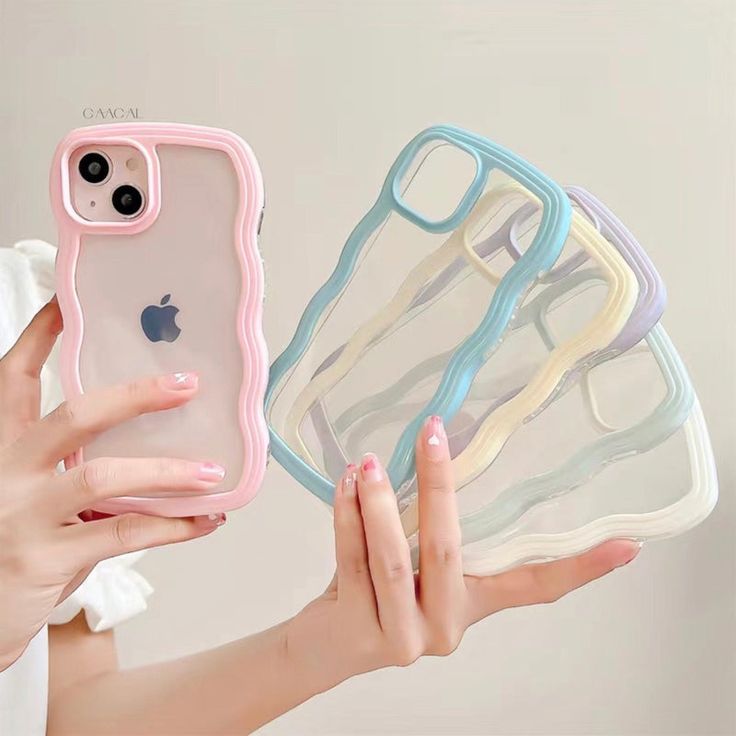 Curly Aesthetic Wave Phone Case For iPhone