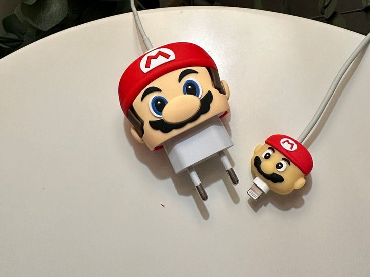 Cute Cartoon Series Fast Charger Protector for iPhone(Super Mario)