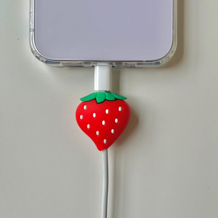 Cute Cartoon Series Fast Charger Protector for iPhone(Strawberry)