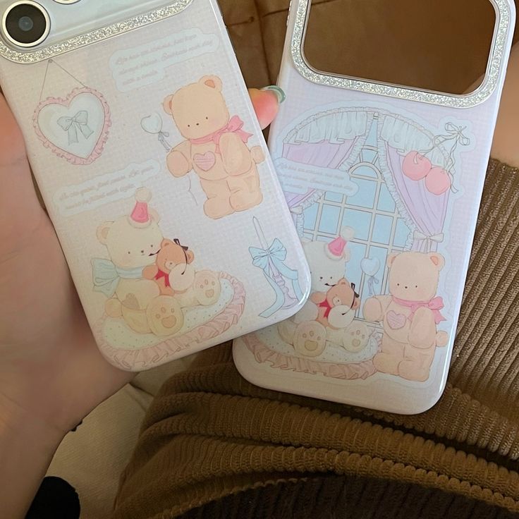 Pastel Teddy Bear Aesthetic Silicone Phone Case