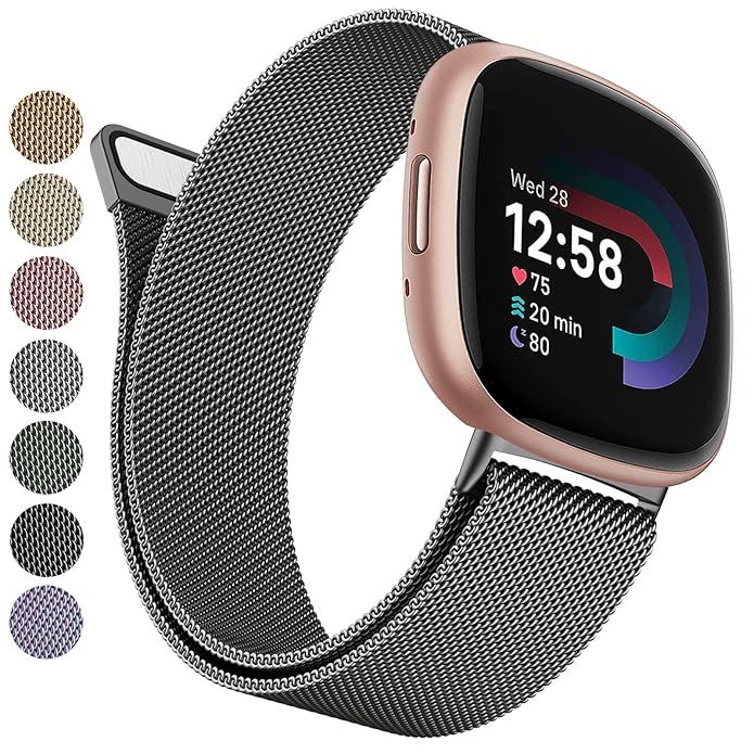 Magnetic Loop Watch Strap Compatible