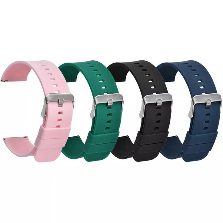 Ultra Thin Rubber Silicone Watch Strap Band