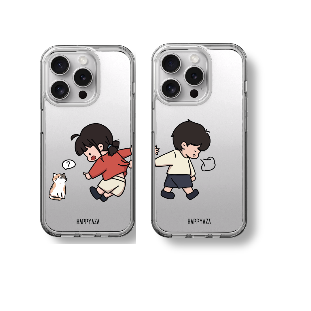 Cute Couple silicone phone case
