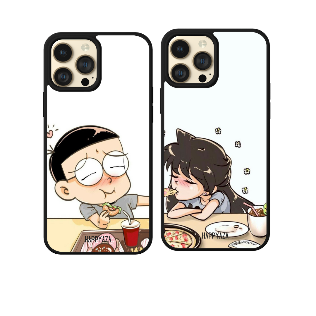 Nobita Shizuka Love Couple Phone Case