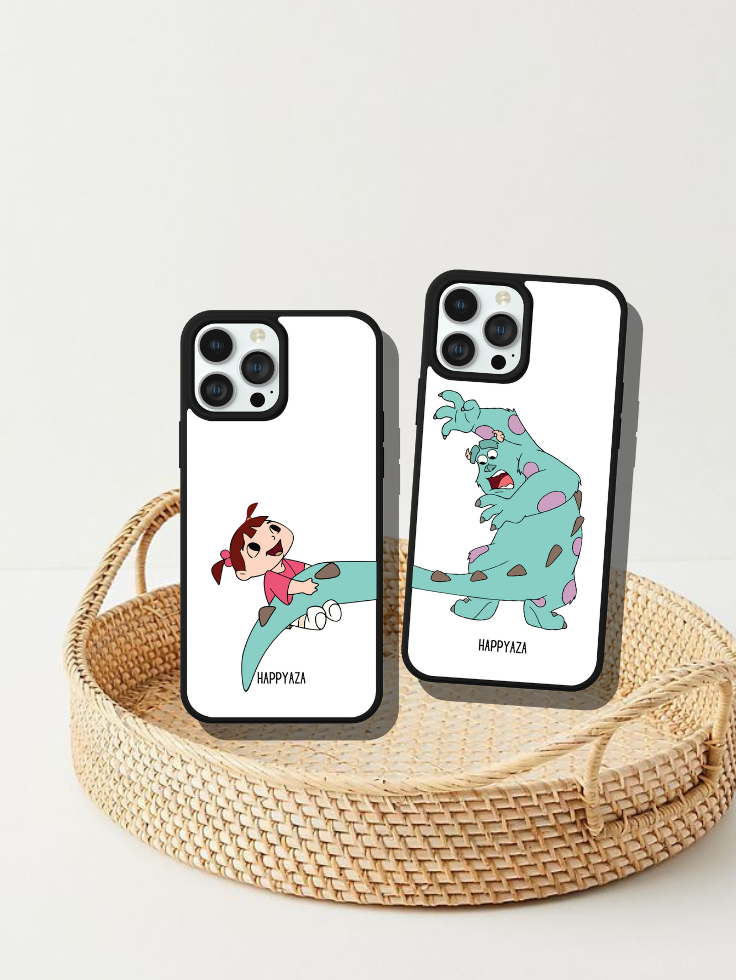 Monster & Girl Couple Phone Case