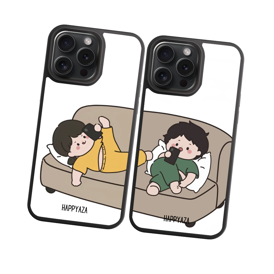 Funny Young Couple Phone Case