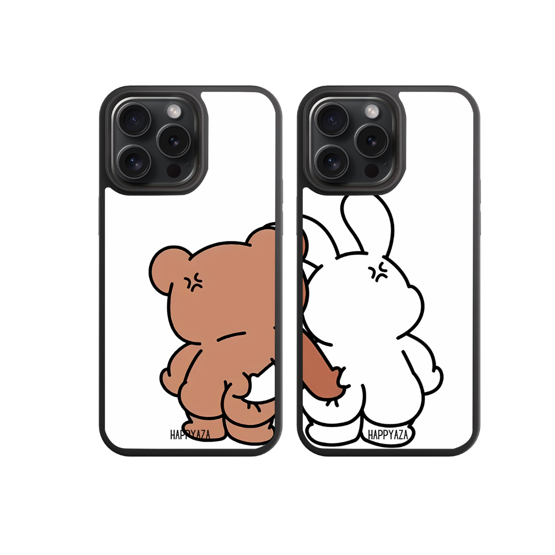 Funny Bear Couple Phone Case