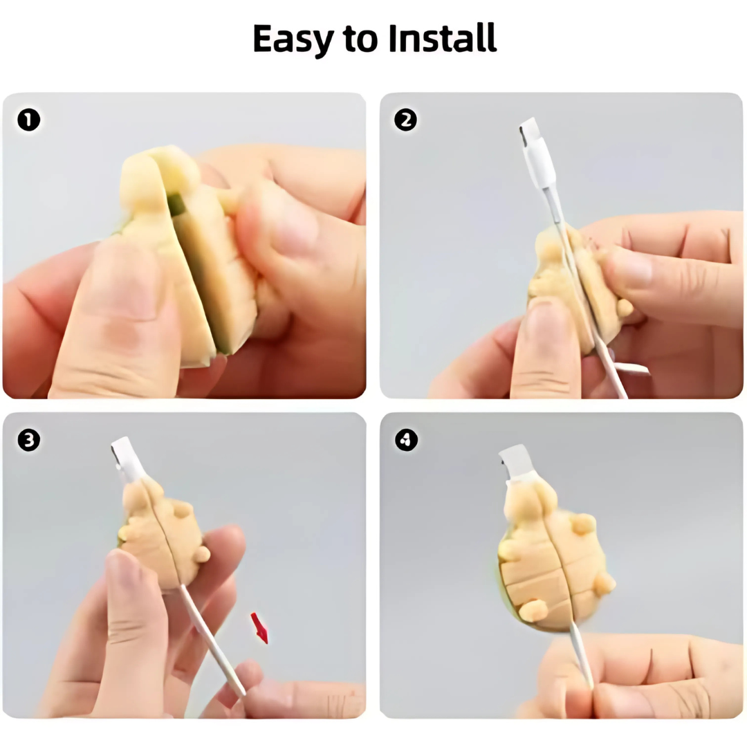 Cute Cartoon Series Fast Charger Protector for iPhone(Pokeball)