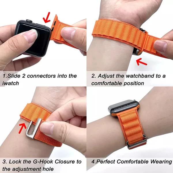 Valentestore Soft Nylon Sport Bands Compatible with Watch Strap