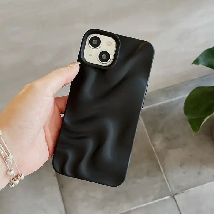 New Water Ripple Pleated Soft Anti-drop Wave Concave Protective Phone Case