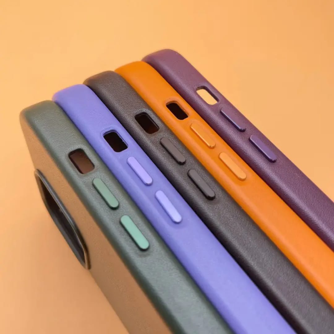 Luxury Leather Shock Proof Protective Phone Case For iPhone