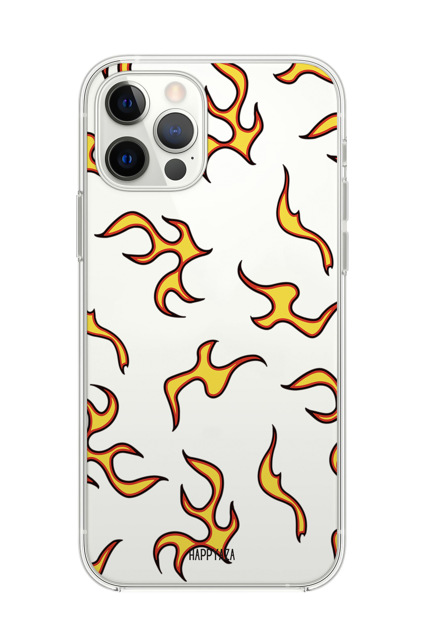 White Flame Silicone Phone Case