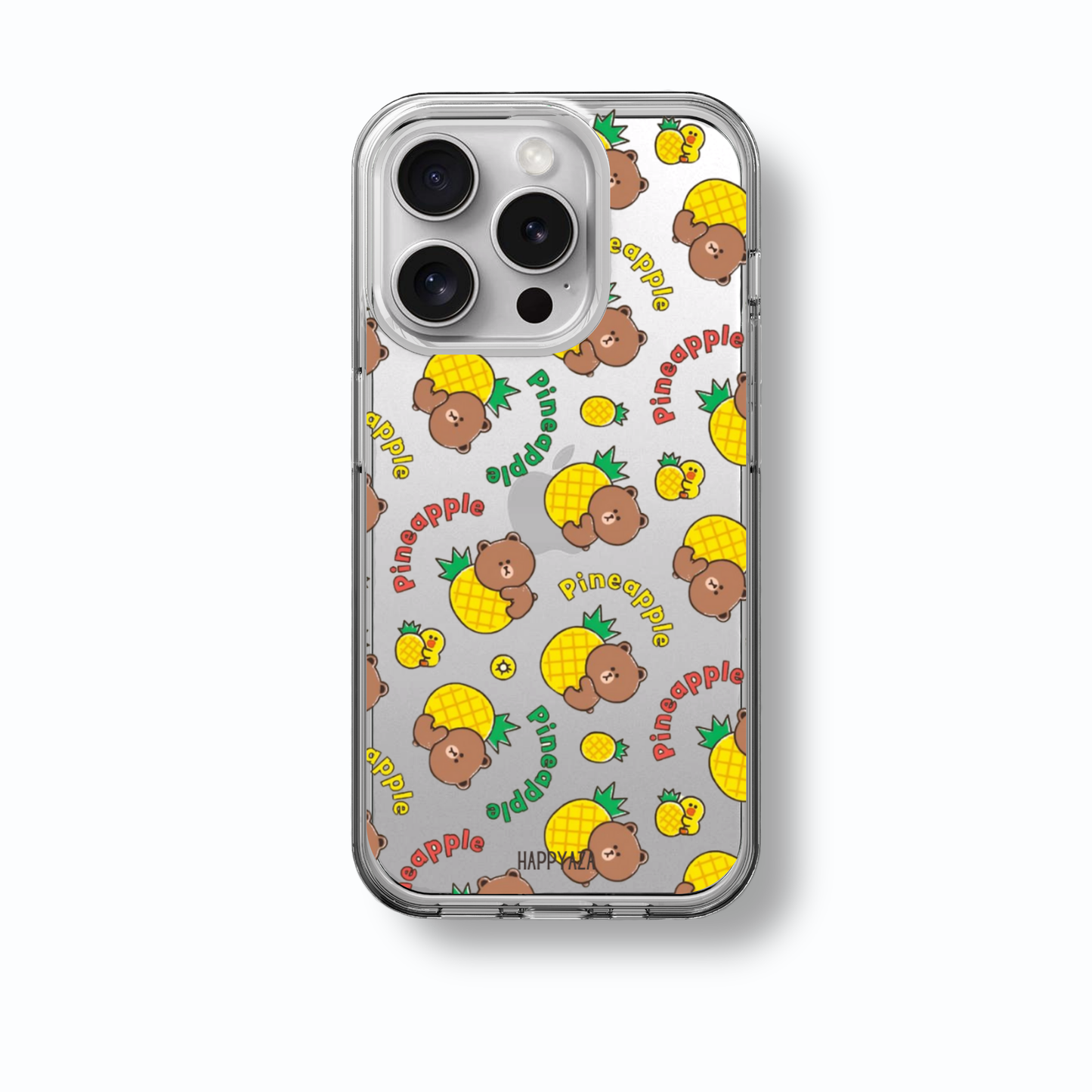 Brown And Sally Pineapple Line & Friends Soft Silicone Phone Case
