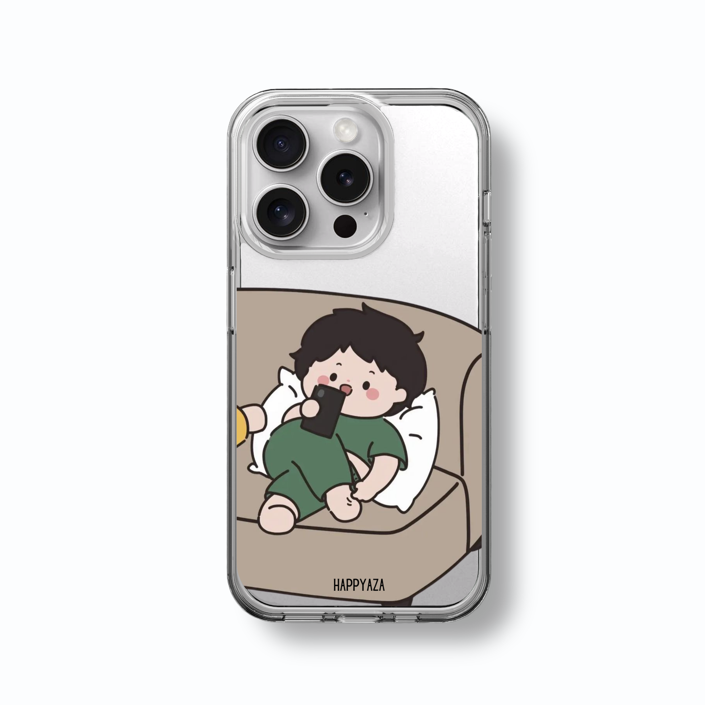 Funny Young Couple silicone phone case