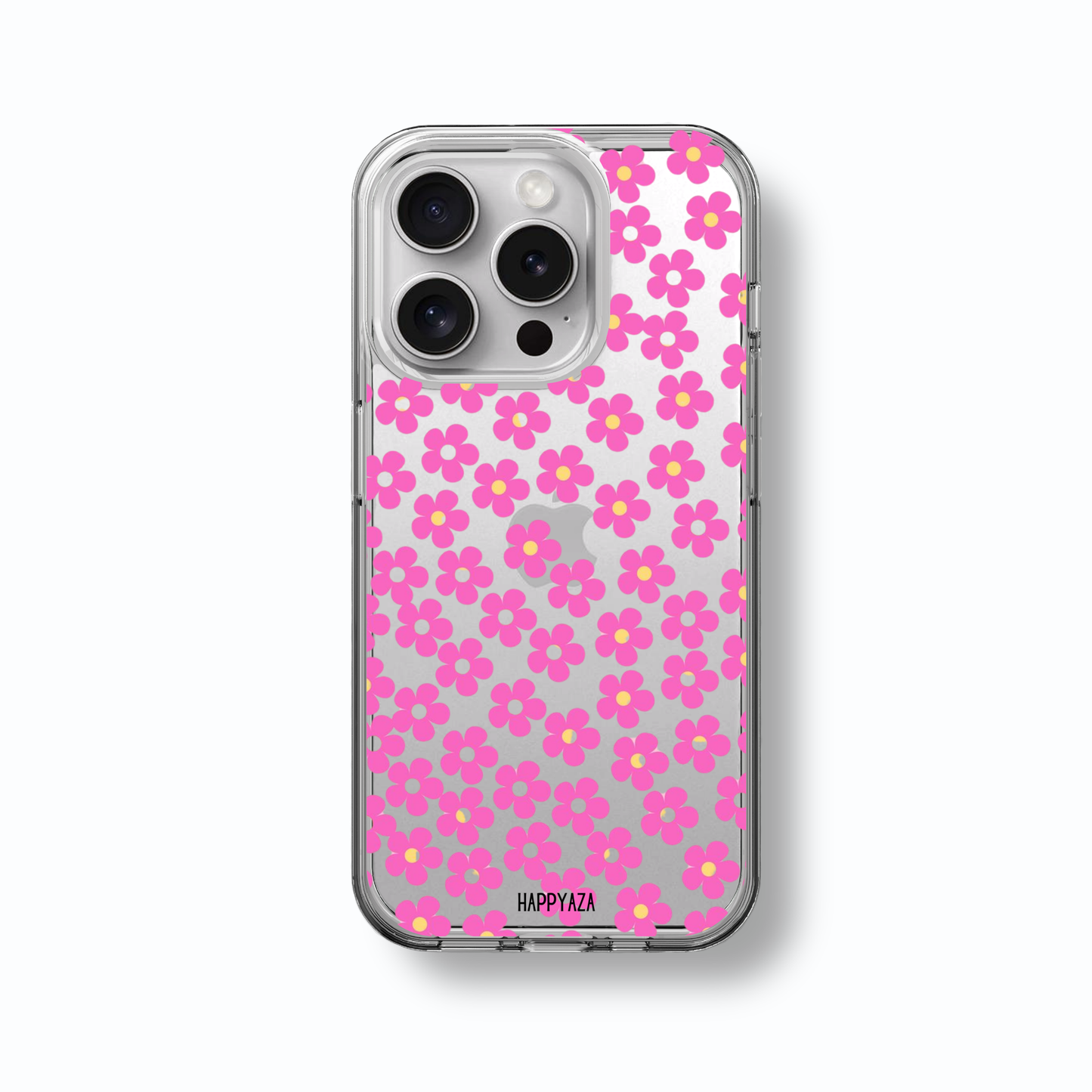 Pop Pink Daisy Soft Silicone Phone Case