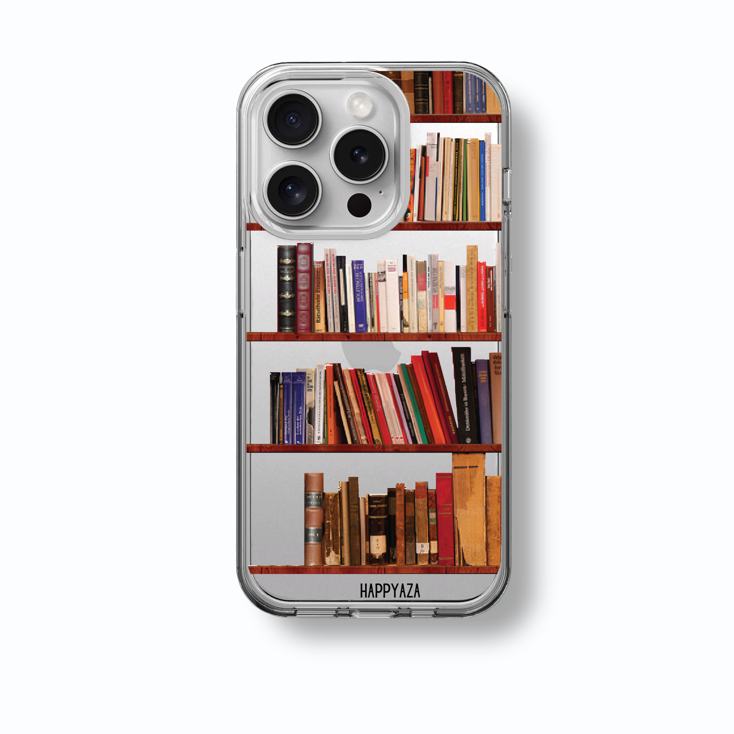 Book Shelf Printed Silicone Phone Case