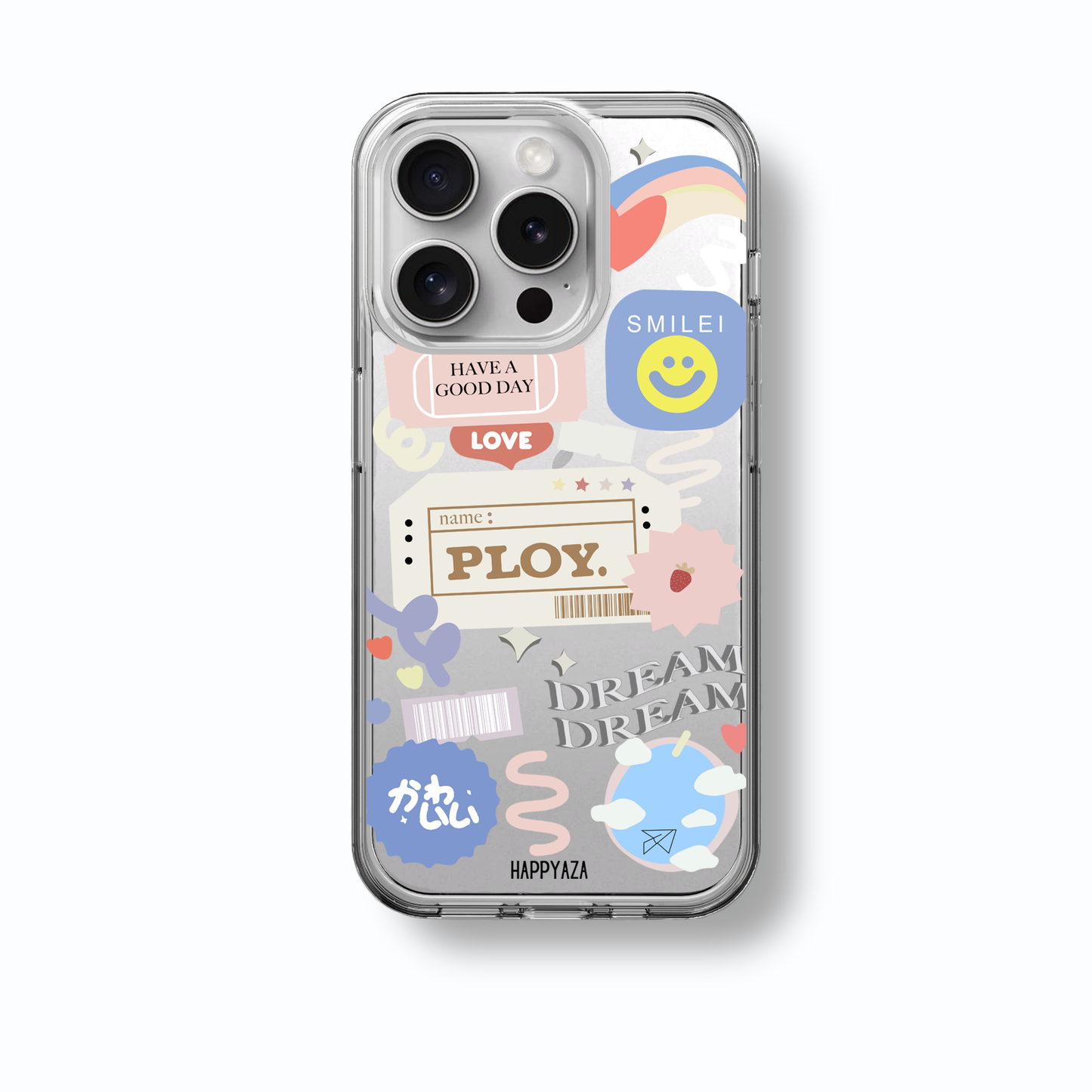 Rainbow Love Label Soft Silicone Phone Case