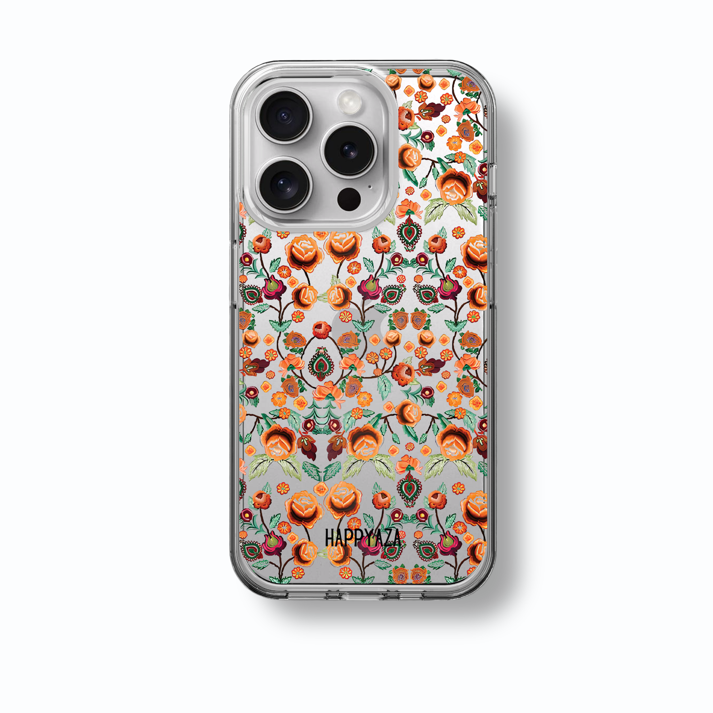 Retro 70s Stitched Embroidery Printed Silicone Phone Case