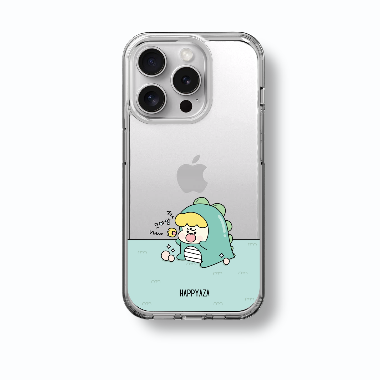 Cute Dinosaur Printed Silicone Phone Case