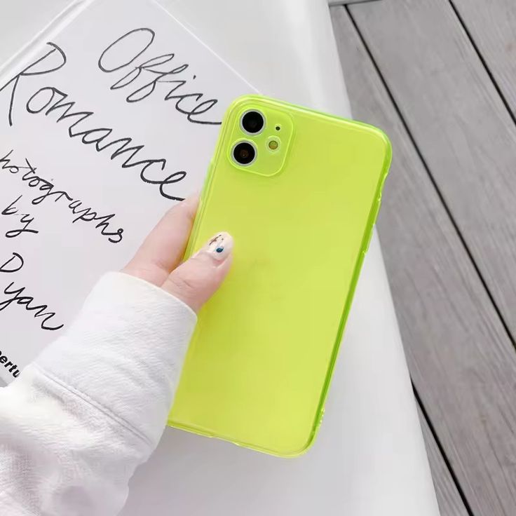 Neon Fluorescent Color Phone Case For Iphone