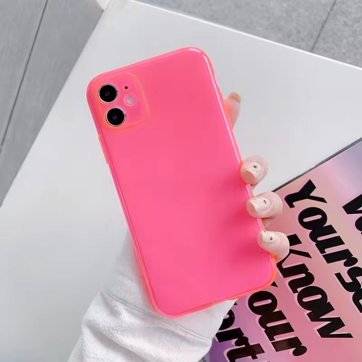 Neon Fluorescent Color Phone Case For Iphone