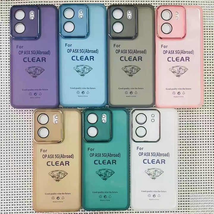 Ultra-thin Colorful Transparent Clear Lens Protective TPU Phone Case